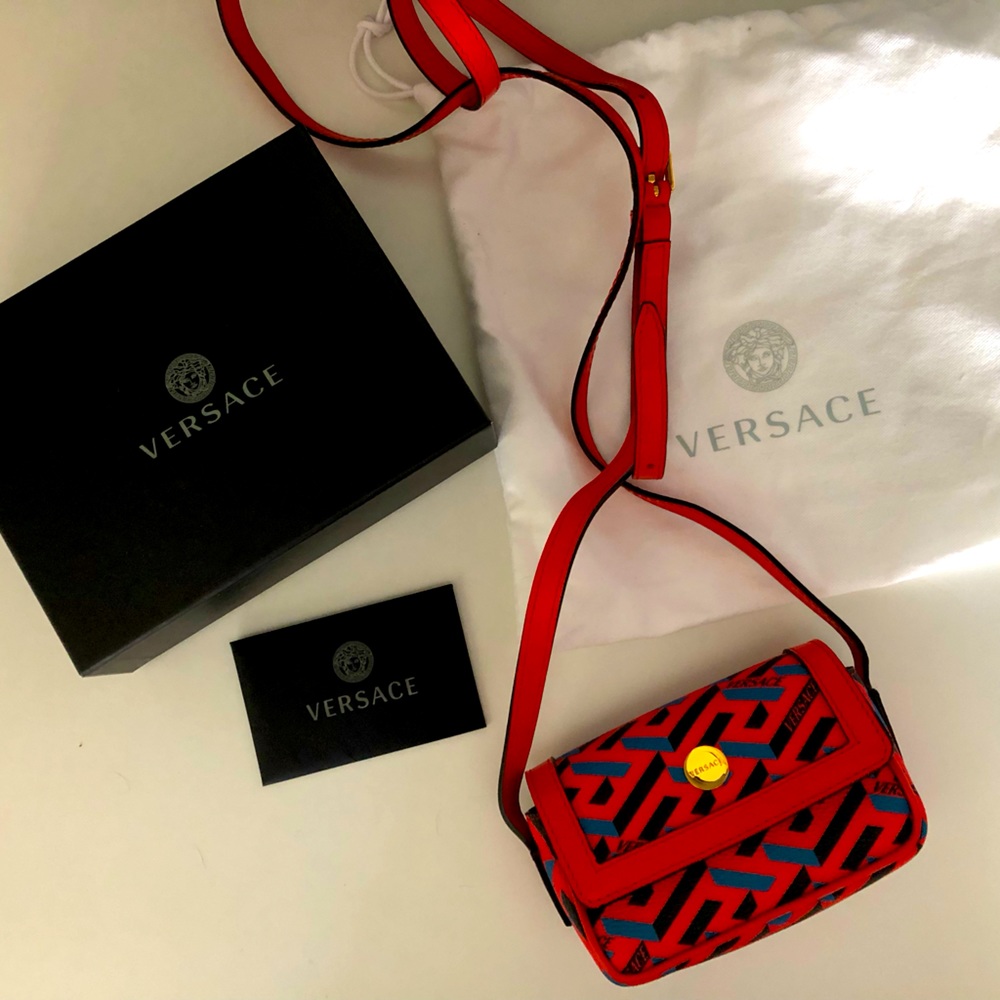 Versace La Greca Signature Mini Bag